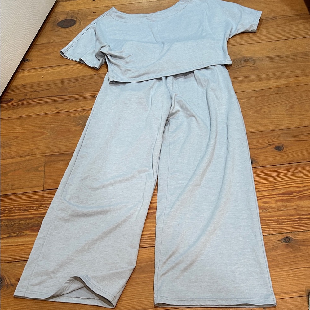 Light Blue Two-Piece Set